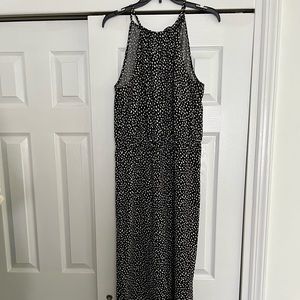 Pebble Print Wide Leg Jumpsuit